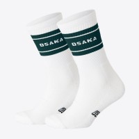 Osaka Colorway Vert Blanc Chaussettes en Pin 2 Paires