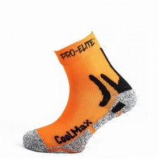 Calcetines Pro Elite Coolmax Naranja 1 Par Calcetines Pro Elite Coolmax Naranja 1 Par