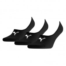 Calcetines Puma Footie Mid Cut Negro 3 pares Calcetines Puma Footie Mid Cut Negro 3 pares