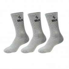 Calcetines Siux Basic 26 Caña Alta Gris 3 Pares
