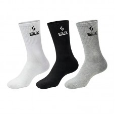 Siux Basic 26 Calzini Alto Nero Grigio Bianco 3 paia