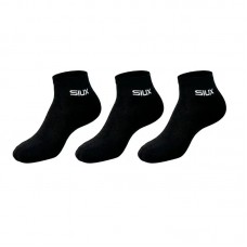 Siux Basic 26 Calzini Corti Neri, 3 paia