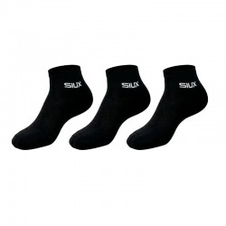 Calcetines Siux Basic 26 Caña Corta Negro 3 Pares