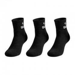Calcetines Siux Basic 26 Caña Media Negro 3 Pares