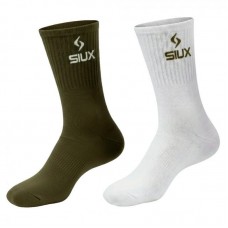 Siux Groove Calzini Alto Shaft Verdi Bianco 2 paia