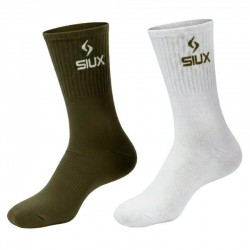 Siux Groove Calzini Alto Shaft Verdi Bianco 2 paia