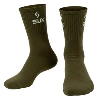 Siux Groove Calzini Alto Shaft Verdi Bianco 2 paia