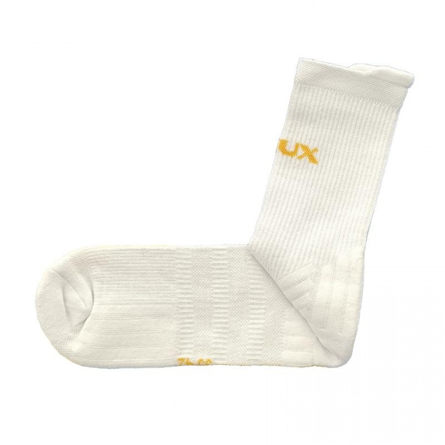 Meias Longas Siux Reveal Branco Amarelo 2 Pares