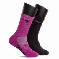 Calcetines Softee Duo Negro Violeta 1 Par