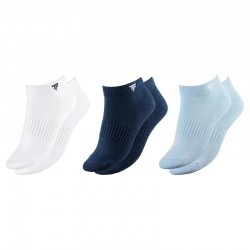 Chaussettes Tecnifibre Low Cut Glacier Blanc Marine 3 paires