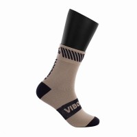 Calcetines Vibora Kait Caña Media Plata Negro 1 Par