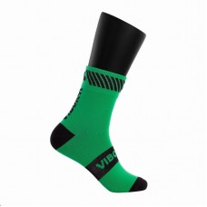 Calcetines Vibora Kait Caña Media Verde Negro 1 Par