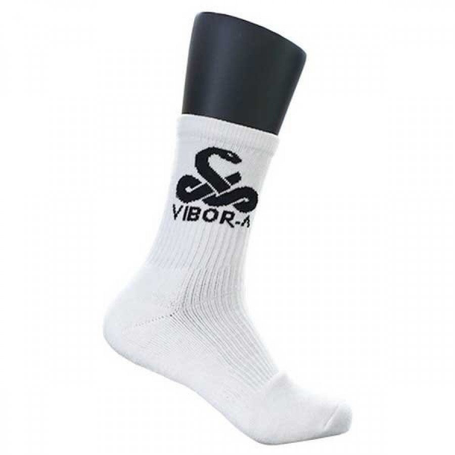 Sebora Socks Medium Cane Premium White 1 Pair
