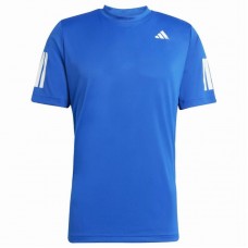 Adidas Club 3 Stripes Bleu Royal Blanc T-Shirt Adidas Club 3 Stripes Bleu Royal Blanc T-Shirt