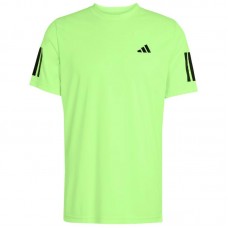 Camiseta Adidas Club 3 Stripes Lucid Limon Camiseta Adidas Club 3 Stripes Lucid Limon