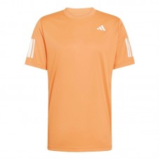 Camiseta Adidas Club 3 Stripes Naranja