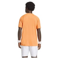 Adidas Club 3 Stripes Orange T-Shirt