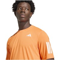 Adidas Club 3 Stripes Orange T-Shirt
