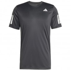 Adidas Club 3 Stripes Black White T-Shirt