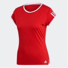 Camiseta Adidas Club 3 Stripes Rojo Camiseta Adidas Club 3 Stripes Rojo