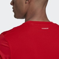 T-shirt Adidas Club 3 Strisce Rosse - Barata Oferta Outlet