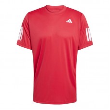 Camiseta Adidas Club 3 Stripes Rubi