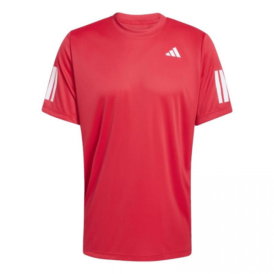 Adidas Club 3 Stripes Ruby T-Shirt