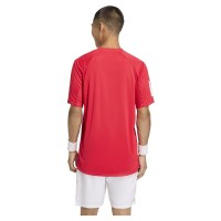 Adidas Club 3 Stripes Ruby T-Shirt