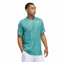 Adidas Club Graphic Teal Blue T-Shirt