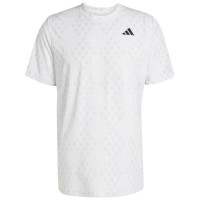 Adidas Club Graphic Climacool Bianco Grigio Maglietta