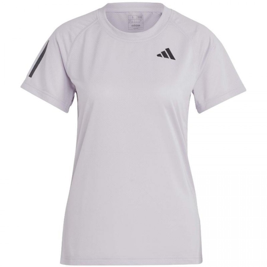 Camiseta Adidas Club Lavanda Negro Mujer