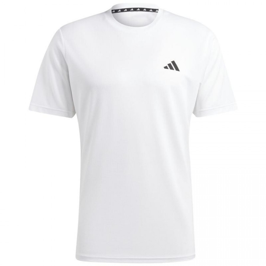 Adidas Essentials Base Bianco Nero Maglietta