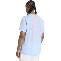 Adidas Padel Graphic Maglietta Azzurra