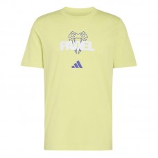 Camiseta Adidas Padel Graphic Verde Lima