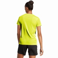Adidas T-Shirt Table 23 Amarillo Fluor Mujer