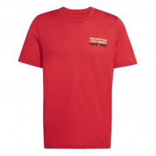Adidas Wanted T-shirt rouge graphique