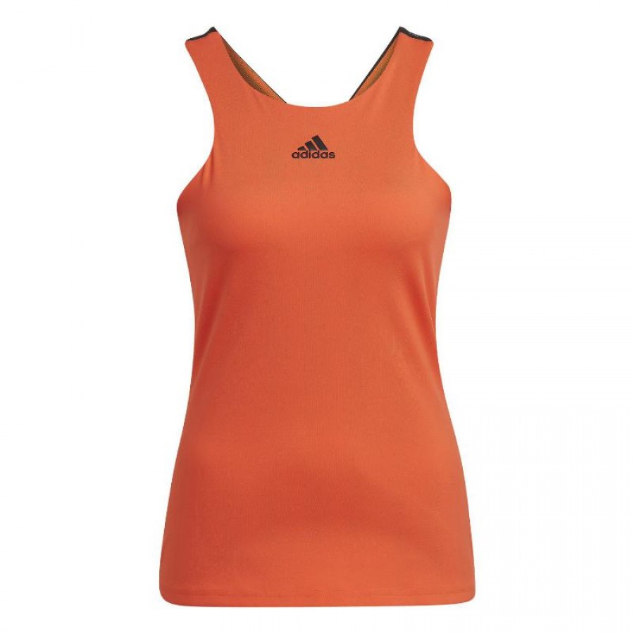 Adidas Y-tank T-shirt orange black