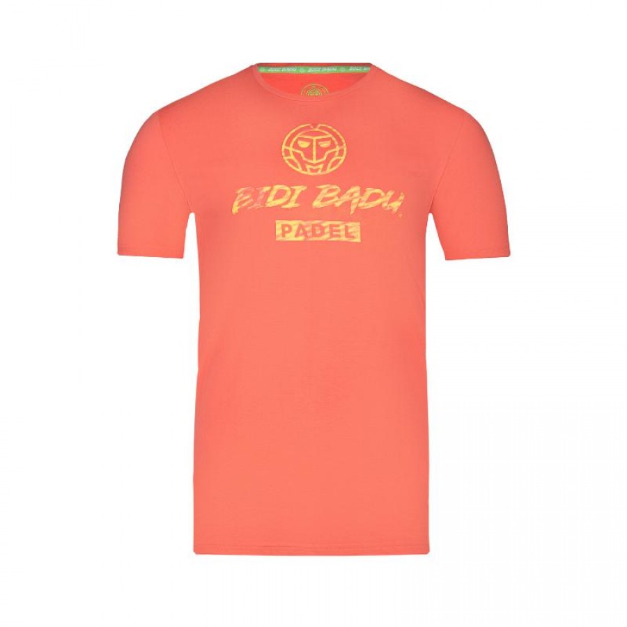T-shirt en coton Bidi Badu Mapalo Coral Light Yellow