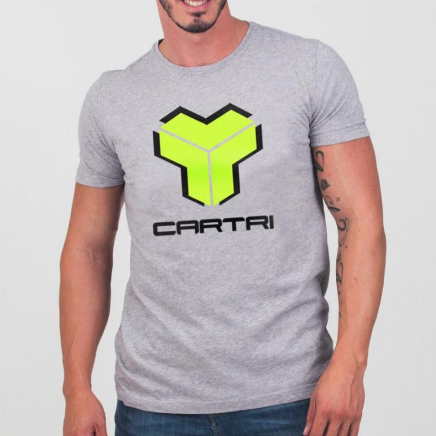 Cotton Cartri Coach 1.0 Camiseta Cinza