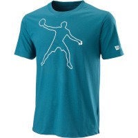 Cotone Wilson Bela Tee II Corallo Blu Junior T-Shirt