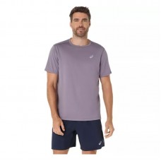 Asics Core SS Top T-Shirt Gris Lavande Asics Core SS Top T-Shirt Gris Lavande