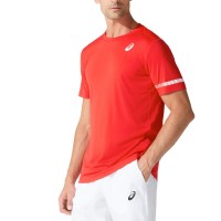 T-shirt rossa Asics Court