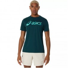 Camiseta Asics Match Seasonal Graphic Verde Saxon Camiseta Asics Match Seasonal Graphic Verde Saxon