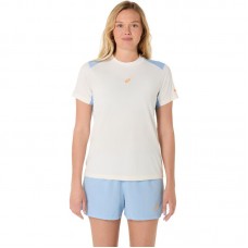 Camiseta Asics Padel Court Crema Mujer Camiseta Asics Padel Court Crema Mujer