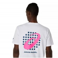 Asics Padel Court Graphic SS Top Maglietta Bianca