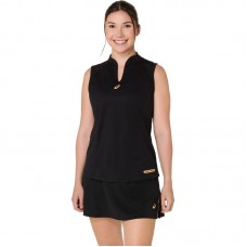 Camiseta Asics Padel Court Negro Mujer Camiseta Asics Padel Court Negro Mujer