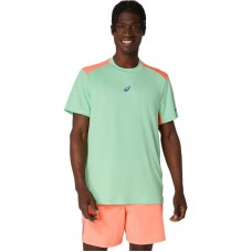 Asics Padel Court SS Top Mint Coral T-Shirt Asics Padel Court SS Top Mint Coral T-Shirt