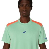 Camiseta Asics Padel Court SS Top Mint Coral