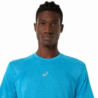 Camiseta Asics Road Seamless SS Top Azul Cielo