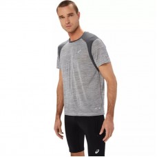 Asics Road SS Top T-Shirt Gris Asics Road SS Top T-Shirt Gris